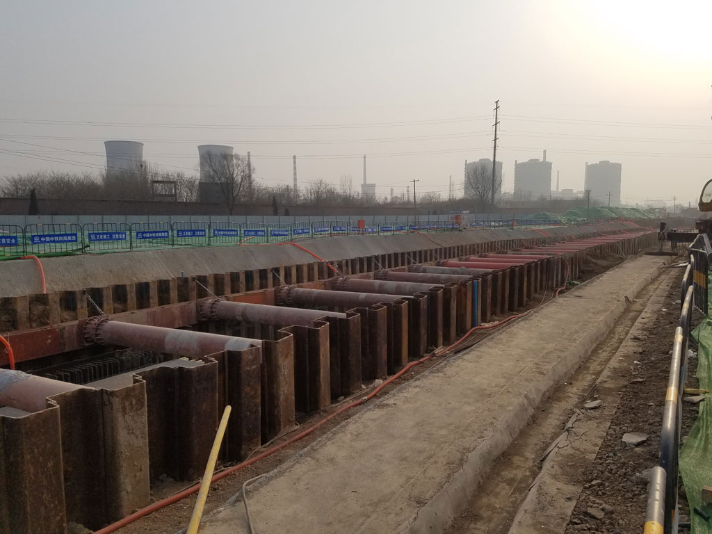 China Railway Fourth Bureau Jinan Xindong Station Comprehensive Pipe Gallery