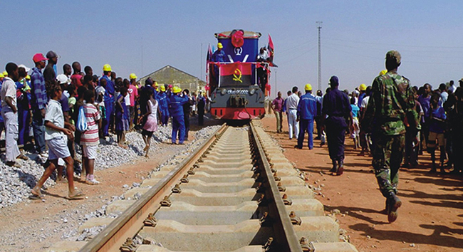 Rail exit Angola