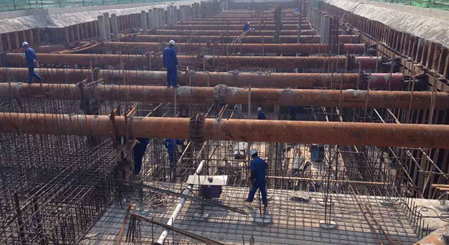 Yingkou Zhongwang Factory Foundation Pit Support Project